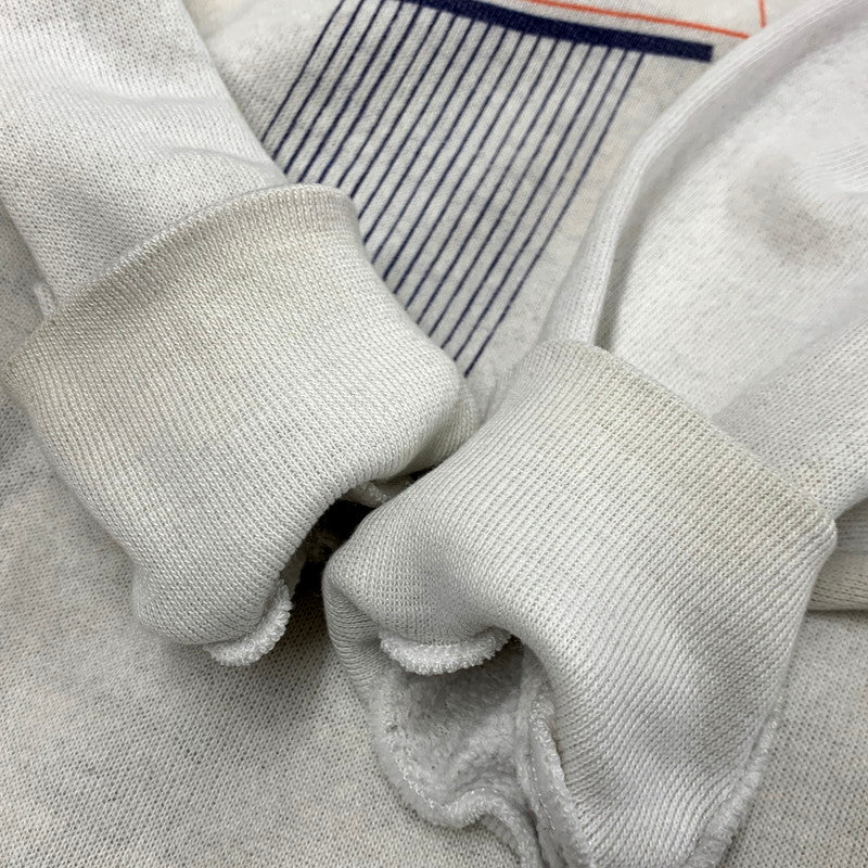 【中古品】【メンズ】 ILLINI SWEATSHIRT スウェットシャツ USA製 トリコタグ後期 長袖 トップス 146-250823-as-07-izu サイズ：L カラー：ホワイト系 万代Net店