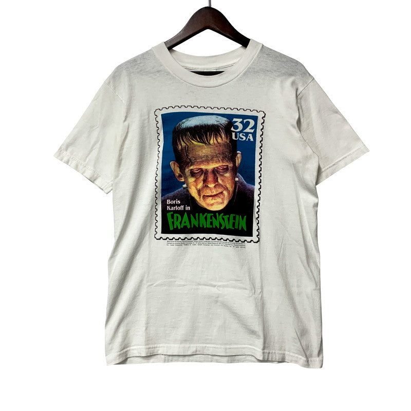【中古品】【メンズ】 CLASSIC MONSTERS STAMPS BORIS KARLOFF IN FRANKENSTEIN T-SHIRT c1997 フランケンシュタイン Tシャツ 半袖 トップス 146-250821-as-07-izu カラー：ホワイト 万代Net店