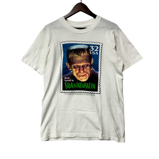 【中古品】【メンズ】 CLASSIC MONSTERS STAMPS BORIS KARLOFF IN FRANKENSTEIN T-SHIRT c1997 フランケンシュタイン Tシャツ 半袖 トップス 146-250821-as-07-izu カラー：ホワイト 万代Net店
