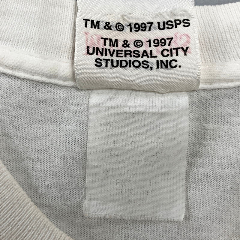 【中古品】【メンズ】 CLASSIC MONSTERS STAMPS BORIS KARLOFF IN FRANKENSTEIN T-SHIRT c1997 フランケンシュタイン Tシャツ 半袖 トップス 146-250821-as-07-izu カラー：ホワイト 万代Net店