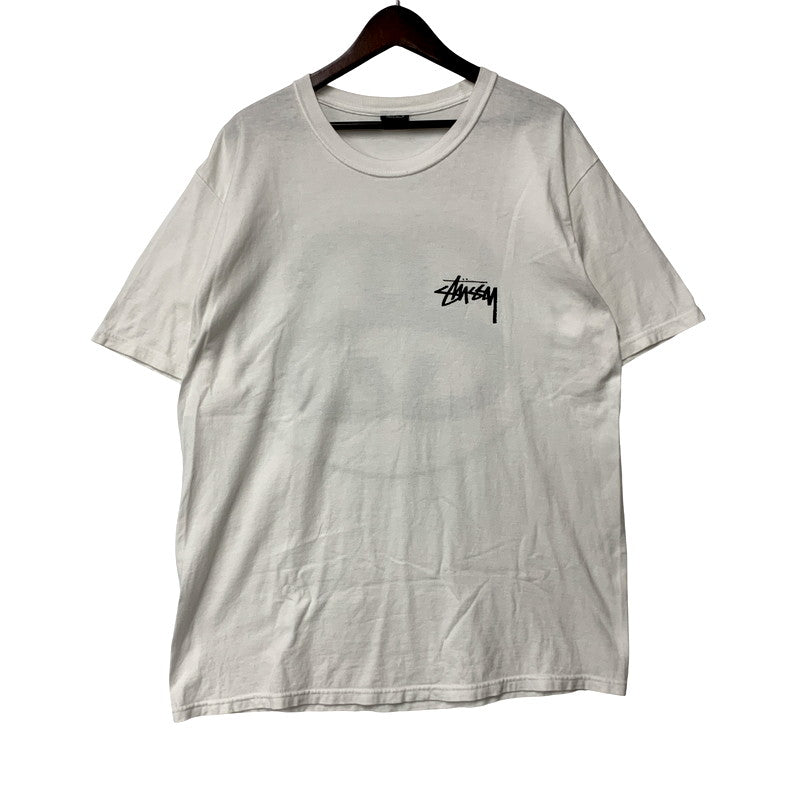 【中古品】【メンズ】 STUSSY ステューシー BIG SS LINK SS T-SHIRT ショートスリーブ Tシャツ メキシコ製 半袖 トップス 142-250821-as-06-izu サイズ：L カラー：ホワイト 万代Net店