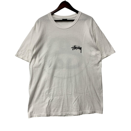 【中古品】【メンズ】 STUSSY ステューシー BIG SS LINK SS T-SHIRT ショートスリーブ Tシャツ メキシコ製 半袖 トップス 142-250821-as-06-izu サイズ：L カラー：ホワイト 万代Net店