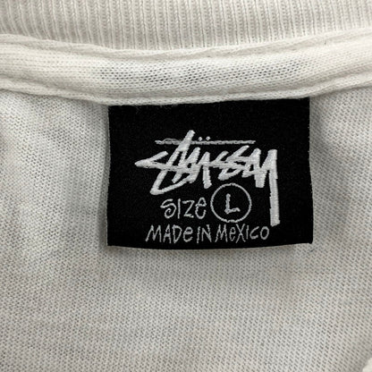 【中古品】【メンズ】 STUSSY ステューシー BIG SS LINK SS T-SHIRT ショートスリーブ Tシャツ メキシコ製 半袖 トップス 142-250821-as-06-izu サイズ：L カラー：ホワイト 万代Net店