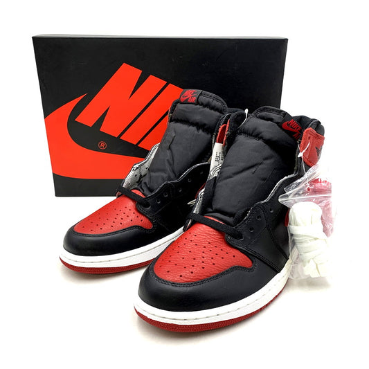 【中古品】【メンズ】 NIKE ナイキ AIR JORDAN 1 RETRO HIGH OG 555088-001 エアジョーダン 1 レトロ ハイ OG スニーカー シューズ 靴 160-250821-as-11-izu サイズ：28cm カラー：BLACK/VARSITY RED-WHITE 万代Net店