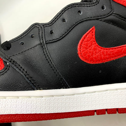 【中古品】【メンズ】 NIKE ナイキ AIR JORDAN 1 RETRO HIGH OG 555088-001 エアジョーダン 1 レトロ ハイ OG スニーカー シューズ 靴 160-250821-as-11-izu サイズ：28cm カラー：BLACK/VARSITY RED-WHITE 万代Net店