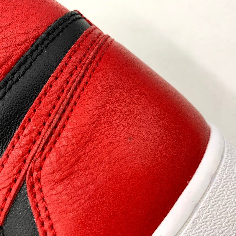 【中古品】【メンズ】 NIKE ナイキ AIR JORDAN 1 RETRO HIGH OG 555088-001 エアジョーダン 1 レトロ ハイ OG スニーカー シューズ 靴 160-250821-as-11-izu サイズ：28cm カラー：BLACK/VARSITY RED-WHITE 万代Net店