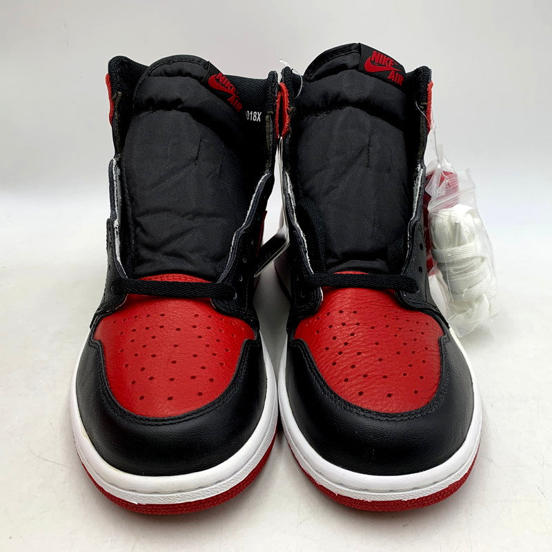【中古品】【メンズ】 NIKE ナイキ AIR JORDAN 1 RETRO HIGH OG 555088-001 エアジョーダン 1 レトロ ハイ OG スニーカー シューズ 靴 160-250821-as-11-izu サイズ：28cm カラー：BLACK/VARSITY RED-WHITE 万代Net店