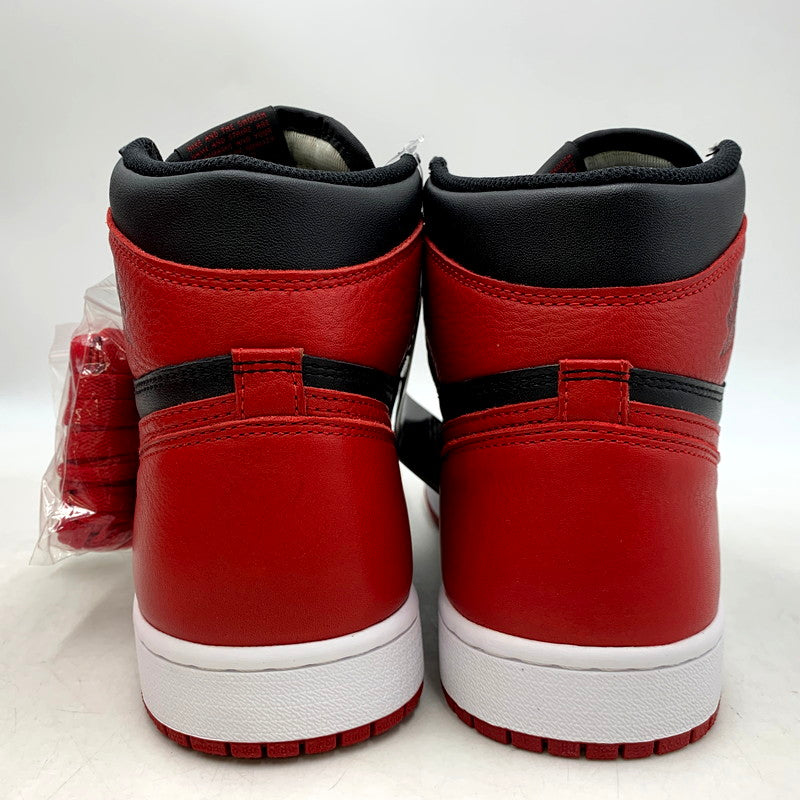 【中古品】【メンズ】 NIKE ナイキ AIR JORDAN 1 RETRO HIGH OG 555088-001 エアジョーダン 1 レトロ ハイ OG スニーカー シューズ 靴 160-250821-as-11-izu サイズ：28cm カラー：BLACK/VARSITY RED-WHITE 万代Net店