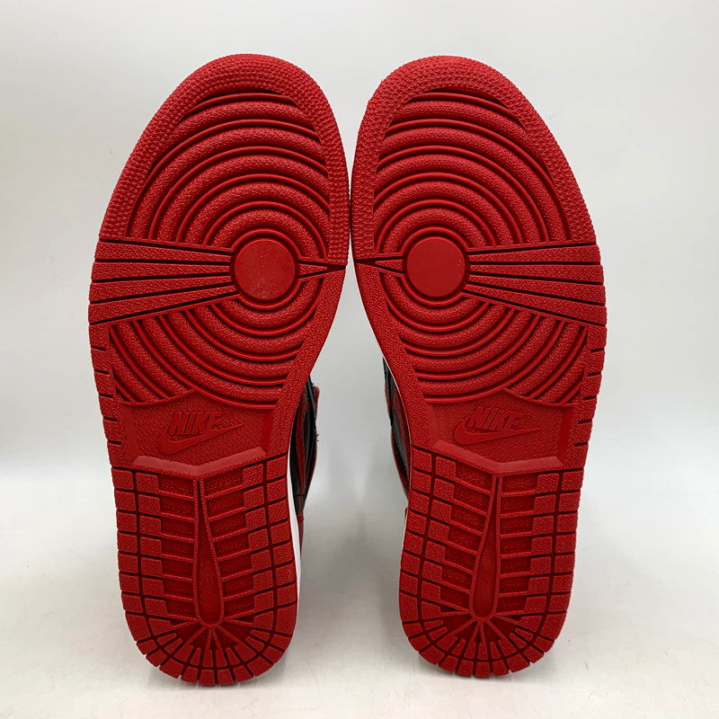 【中古品】【メンズ】 NIKE ナイキ AIR JORDAN 1 RETRO HIGH OG 555088-001 エアジョーダン 1 レトロ ハイ OG スニーカー シューズ 靴 160-250821-as-11-izu サイズ：28cm カラー：BLACK/VARSITY RED-WHITE 万代Net店