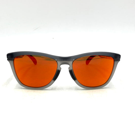【中古品】【メンズ/レディース】 OAKLEY オークリー FROGSKINS RANGE SUNGLASSES OO9284A-0155 フロッグスキン レンジ サングラス 小物 服飾雑貨 203-250822-ay-05-izu サイズ：55口17-136 カラー：MATTE GREY SMOKE/PRIZM RUBY 万代Net店