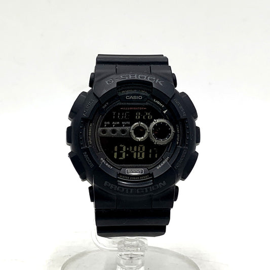 【中古品】【メンズ】 G-SHOCK ジーショック GD-100-1BJF GD-100 SERIES デジタル腕時計 196-250828-ma-15-izu サイズ：55 × 51.2 × 17.4 mm カラー：BLACK 万代Net店