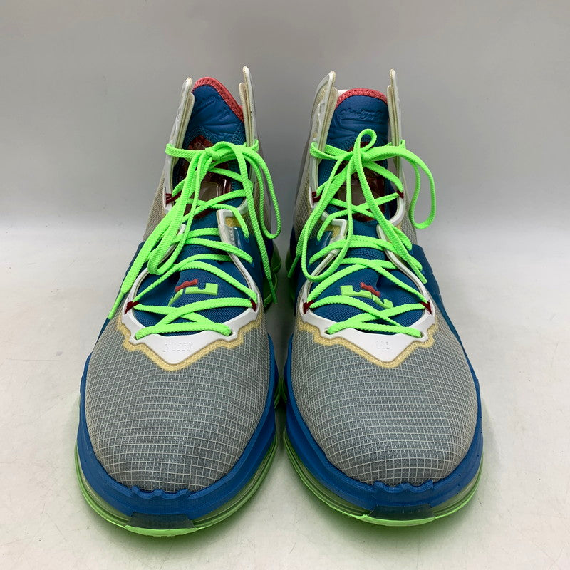 【中古品】【メンズ】 NIKE ナイキ DC9339-400 LEBRON 19 レブロン 19 靴 スニーカー シューズ 160-250828-ma-17-izu サイズ：34cm カラー：DUTCH BLUE/LIME GLOW 万代Net店
