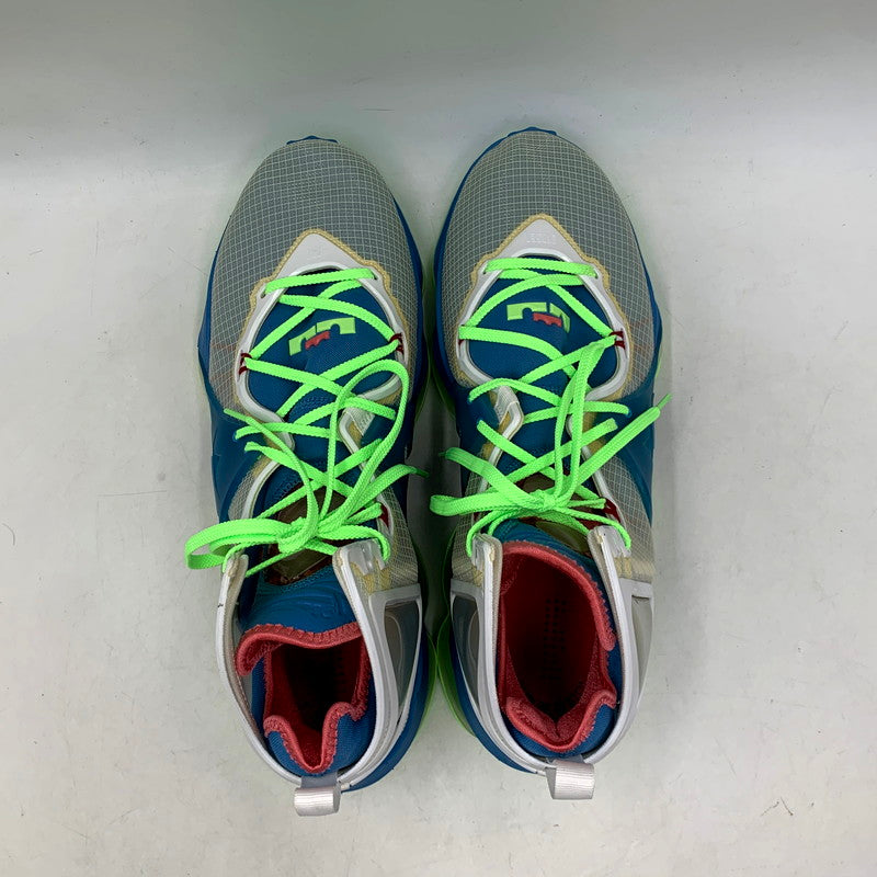 【中古品】【メンズ】 NIKE ナイキ DC9339-400 LEBRON 19 レブロン 19 靴 スニーカー シューズ 160-250828-ma-17-izu サイズ：34cm カラー：DUTCH BLUE/LIME GLOW 万代Net店