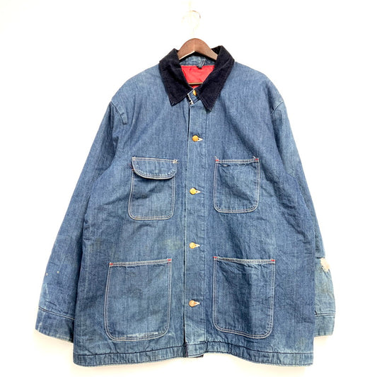 【現状渡し品】【メンズ】 Wrangler ラングラー QUILTING LINER DENIM JACKET WPL6428 キルティング ライナー デニム ジャケット アウター 146-250822-ay-10-izu サイズ：50 カラー：インディゴ 万代Net店