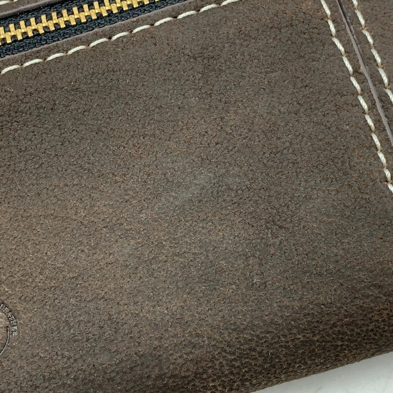 【中古品】【メンズ/レディース】 NELD ネルド CAMEL LEATHER ROUND ZIPPER LONG WALLET AN280 キャメルレザー ラウンドジッパー ロングウォレット 長財布 200-250828-as-06-izu カラー：ブラウン 万代Net店