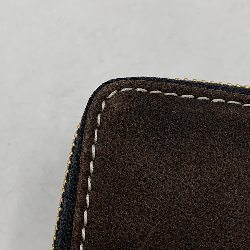 【中古品】【メンズ/レディース】 NELD ネルド CAMEL LEATHER ROUND ZIPPER LONG WALLET AN280 キャメルレザー ラウンドジッパー ロングウォレット 長財布 200-250828-as-06-izu カラー：ブラウン 万代Net店