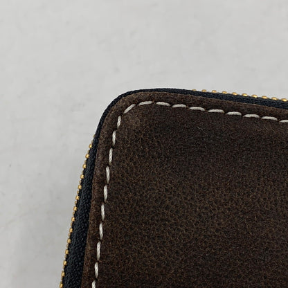 【中古品】【メンズ/レディース】 NELD ネルド CAMEL LEATHER ROUND ZIPPER LONG WALLET AN280 キャメルレザー ラウンドジッパー ロングウォレット 長財布 200-250828-as-06-izu カラー：ブラウン 万代Net店