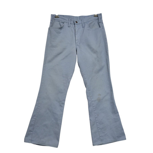 【中古品】【メンズ】 MONTGOMERY WARD モンゴメリーワード FLARE PANTS フレアパンツ 42TALONジッパー ボトムス 157-250823-as-16-izu カラー：ライトブルー 万代Net店