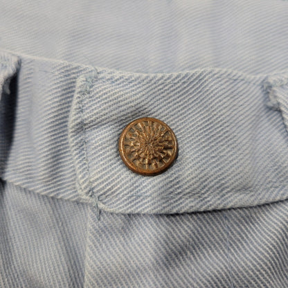 【中古品】【メンズ】 MONTGOMERY WARD モンゴメリーワード FLARE PANTS フレアパンツ 42TALONジッパー ボトムス 157-250823-as-16-izu カラー：ライトブルー 万代Net店