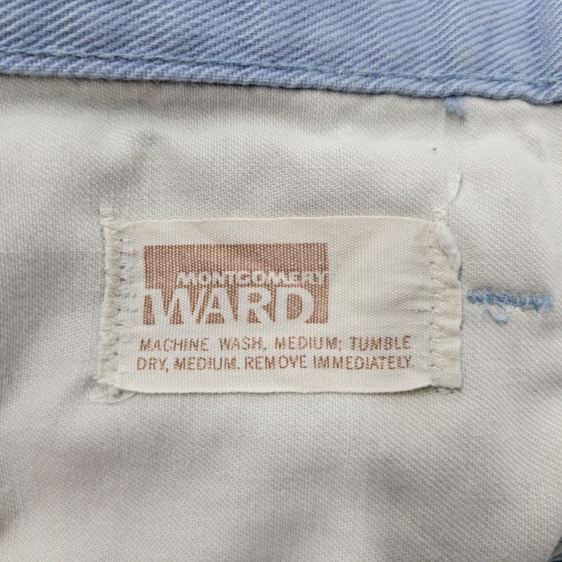【中古品】【メンズ】 MONTGOMERY WARD モンゴメリーワード FLARE PANTS フレアパンツ 42TALONジッパー ボトムス 157-250823-as-16-izu カラー：ライトブルー 万代Net店