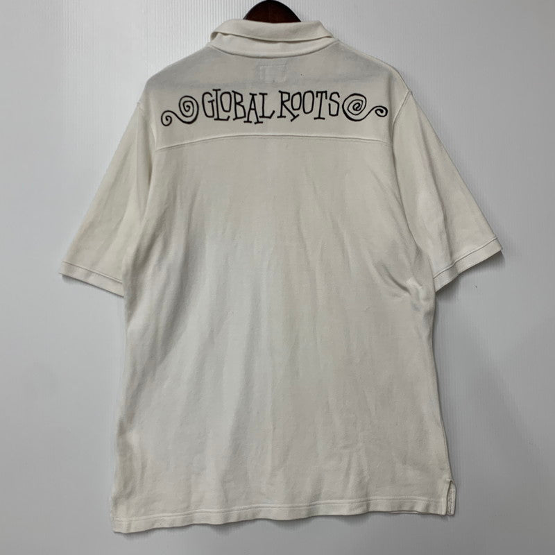 【中古品】【メンズ】 OLD STUSSY AUTHENTIC オールド ステューシー オーセンティック SS POLO SHIRT ショートスリーブ ポロシャツ トップス 半袖　 142-250826-ya-04-izu サイズ：M カラー：ホワイト 万代Net店