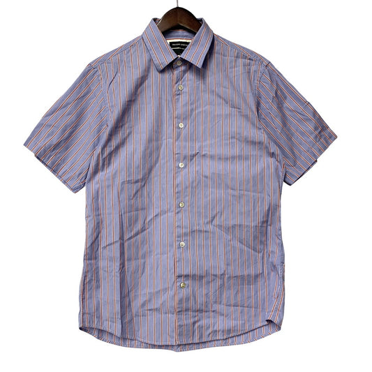 【中古品】【メンズ】 MAISON SPECIAL メゾンスペシャル ×THOMAS MASON トーマス メイソン STRIPE SS SHIRT ストライプ ショートスリーブ シャツ トップス 半袖 140-250825-ya-01-izu サイズ：46 カラー：ブルー 万代Net店
