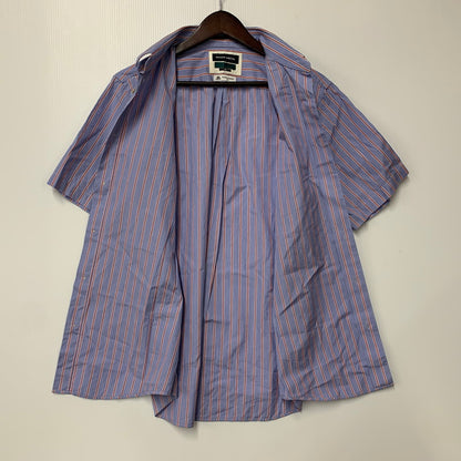 【中古品】【メンズ】 MAISON SPECIAL メゾンスペシャル ×THOMAS MASON トーマス メイソン STRIPE SS SHIRT ストライプ ショートスリーブ シャツ トップス 半袖 140-250825-ya-01-izu サイズ：46 カラー：ブルー 万代Net店