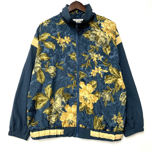 【中古品】【メンズ】 SPORT SAVVY スポーツ サヴィ USA製 FLOWER ART SATIN SWITCHING STAND COLLAR BLOUSON フラワー アート サテン スイッチング スタンド カラー ブルゾン トップス 長袖 アウター 146-250825-ya-04-izu サイズ：PL カラー：マルチカラー 万代Net店