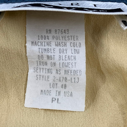 【中古品】【メンズ】 SPORT SAVVY スポーツ サヴィ USA製 FLOWER ART SATIN SWITCHING STAND COLLAR BLOUSON フラワー アート サテン スイッチング スタンド カラー ブルゾン トップス 長袖 アウター 146-250825-ya-04-izu サイズ：PL カラー：マルチカラー 万代Net店