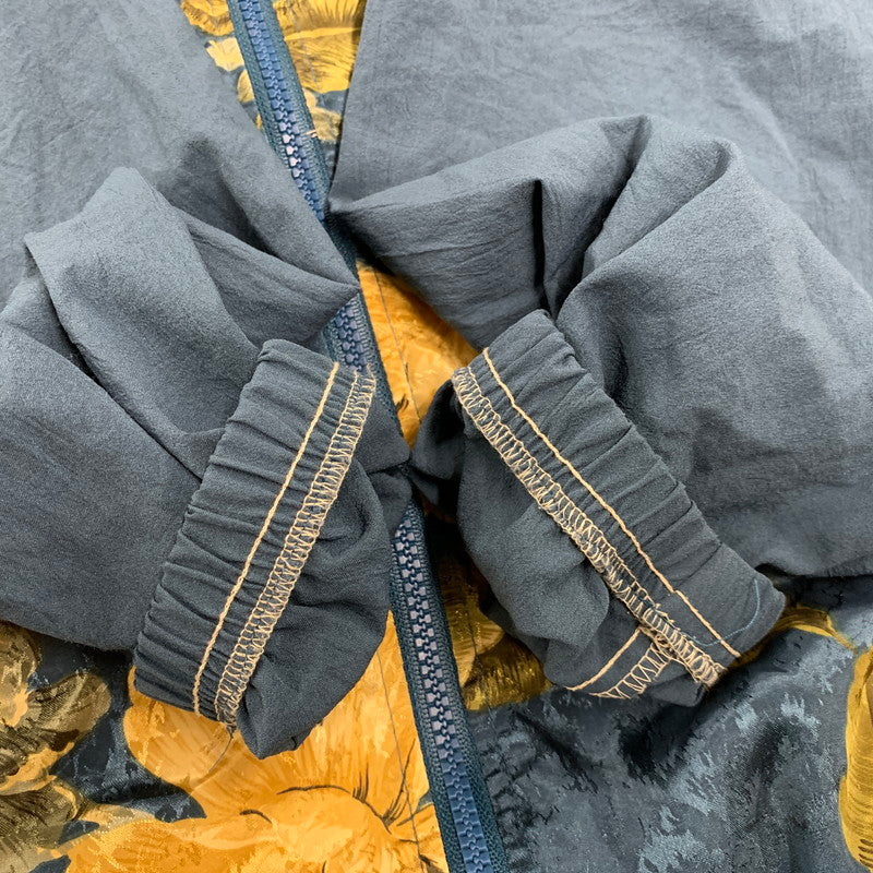 【中古品】【メンズ】 SPORT SAVVY スポーツ サヴィ USA製 FLOWER ART SATIN SWITCHING STAND COLLAR BLOUSON フラワー アート サテン スイッチング スタンド カラー ブルゾン トップス 長袖 アウター 146-250825-ya-04-izu サイズ：PL カラー：マルチカラー 万代Net店