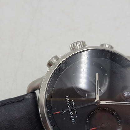 【中古品】【メンズ/レディース】 NORDGREEN ノードグリーン COPENHAGEN QUARTZ WATCH コペンハーゲン クォーツ 腕時計 197-251129-as-26-izu カラー：シルバー×ブラック 万代Net店