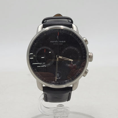 【中古品】【メンズ/レディース】 NORDGREEN ノードグリーン COPENHAGEN QUARTZ WATCH コペンハーゲン クォーツ 腕時計 197-251129-as-26-izu カラー：シルバー×ブラック 万代Net店