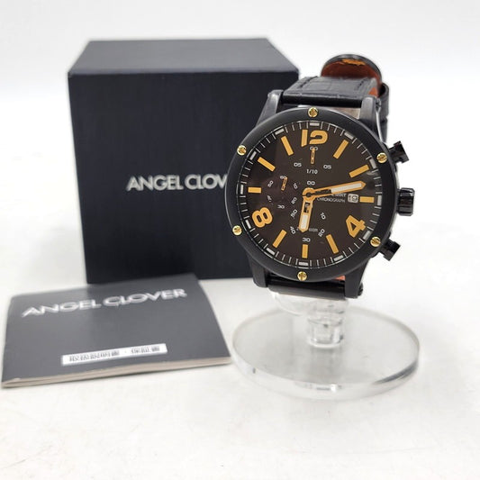 【中古品】【メンズ/レディース】 Angel Clover エンジェルクローバー EVC46 QUARTZ WATCH クォーツ ウォッチ 時計 腕時計 197-251124-ya-03-izu カラー：ブラック 万代Net店