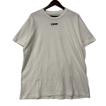 【中古品】【メンズ】 OFF-WHITE オフホワイト OMAA038S20185003 国内正規 AIRPORT TAPE エアポート テープ S/S OVER TEE ショートスリーブ オーバー Ｔシャツ トップス 半袖 142-250826-ya-09-izu サイズ：XXS カラー：WHITE 万代Net店