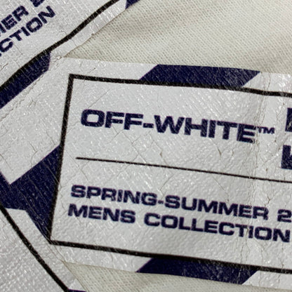 【中古品】【メンズ】 OFF-WHITE オフホワイト OMAA038S20185003 国内正規 AIRPORT TAPE エアポート テープ S/S OVER TEE ショートスリーブ オーバー Ｔシャツ トップス 半袖 142-250826-ya-09-izu サイズ：XXS カラー：WHITE 万代Net店