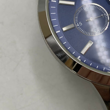 【中古品】【メンズ/レディース】 CHRONOGRAPH AR-2448 クロノグラフ ブルー文字盤 腕時計 197-251116-as-12-izu カラー：ブルー×シルバー 万代Net店