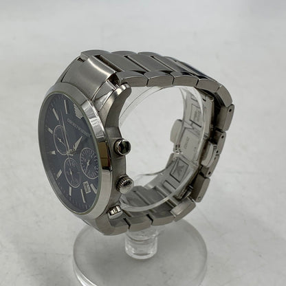 【中古品】【メンズ/レディース】 CHRONOGRAPH AR-2448 クロノグラフ ブルー文字盤 腕時計 197-251116-as-12-izu カラー：ブルー×シルバー 万代Net店