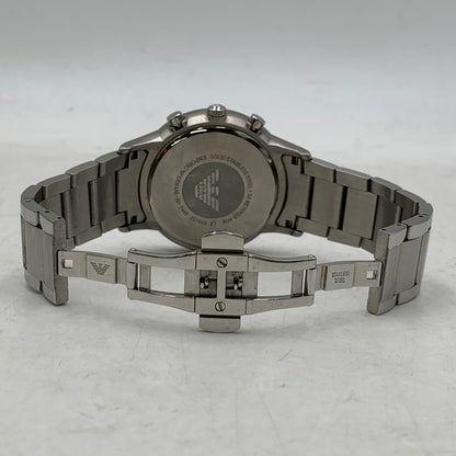 【中古品】【メンズ/レディース】 CHRONOGRAPH AR-2448 クロノグラフ ブルー文字盤 腕時計 197-251116-as-12-izu カラー：ブルー×シルバー 万代Net店