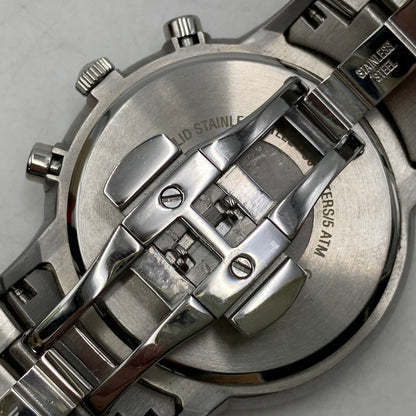 【中古品】【メンズ/レディース】 CHRONOGRAPH AR-2448 クロノグラフ ブルー文字盤 腕時計 197-251116-as-12-izu カラー：ブルー×シルバー 万代Net店