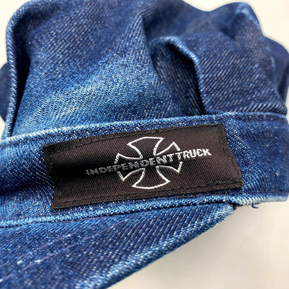 【中古品】【メンズ/レディース】 OLD INDEPENDENT オールドインディペンデント 90S DENIM WORK CAP 90年代 デニムワークキャップ 帽子 服飾雑貨 185-250828-ma-21-izu サイズ：FREE カラー：インディゴ 万代Net店