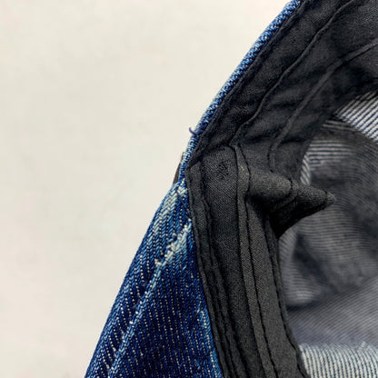 【中古品】【メンズ/レディース】 OLD INDEPENDENT オールドインディペンデント 90S DENIM WORK CAP 90年代 デニムワークキャップ 帽子 服飾雑貨 185-250828-ma-21-izu サイズ：FREE カラー：インディゴ 万代Net店