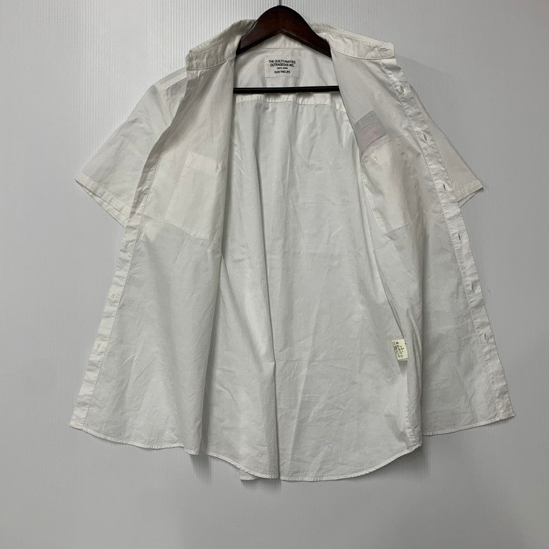 【中古品】【メンズ】 WACKO MARIA ワコマリア WARNING SS SHIRT ワーニング ショートスリーブ シャツ トップス 半袖 142-250825-ya-02-izu サイズ：M カラー：WHITE 万代Net店