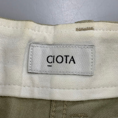 【中古品】【メンズ】 CIOTA シオタ PTLM-102M スビンコットン ウエポン チノパンツ ズボン ボトムス 151-250825-ya-08-izu サイズ：4 カラー：BEIGE 万代Net店
