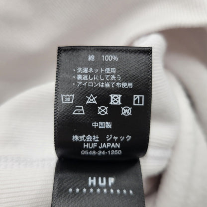 【中古品】【メンズ】 HUF ハフ DOWNHILL FROM SKIDROKYO HOODIE フーディー パーカー 長袖 トップス 142-250905-as-26-izu サイズ：L カラー：ホワイト 万代Net店