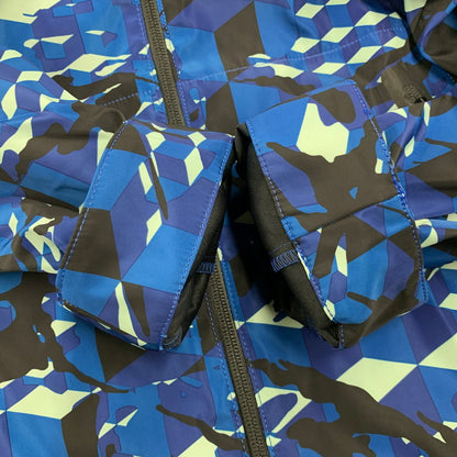 【中古美品】【メンズ】 XLARGE エクストララージ × PUMA プーマ 920449 ZIP UP HOODED JACKET ジップ アップ フーデッド ジャケット トップス 長袖 アウター 142-250825-ya-06-izu サイズ：L カラー：BLUE CAMO 万代Net店