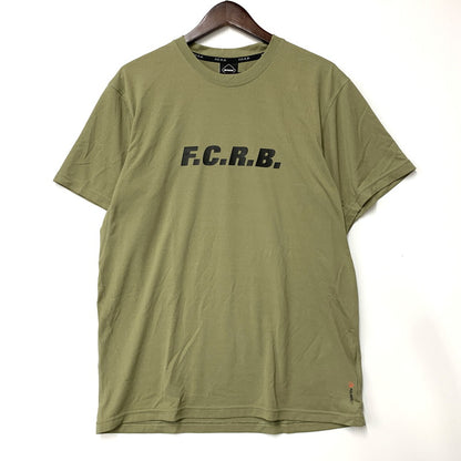 【中古品】【メンズ】 FCRB エフシーアールビー FCRB 220010 POLARTEC POWER DRY AUTHENTIC LOGO TEE ポーラテック パワー ドライ オーセンティック ロゴ Ｔシャツ トップス 半袖 142-250826-ya-10-izu サイズ：L カラー：カーキ 万代Net店