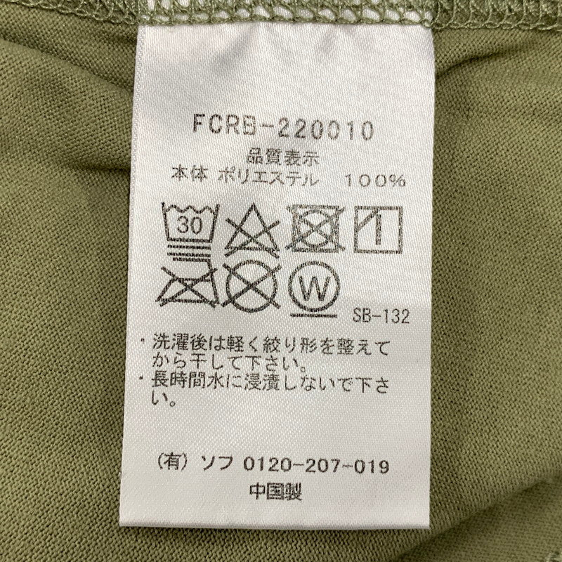 【中古品】【メンズ】 FCRB エフシーアールビー FCRB 220010 POLARTEC POWER DRY AUTHENTIC LOGO TEE ポーラテック パワー ドライ オーセンティック ロゴ Ｔシャツ トップス 半袖 142-250826-ya-10-izu サイズ：L カラー：カーキ 万代Net店
