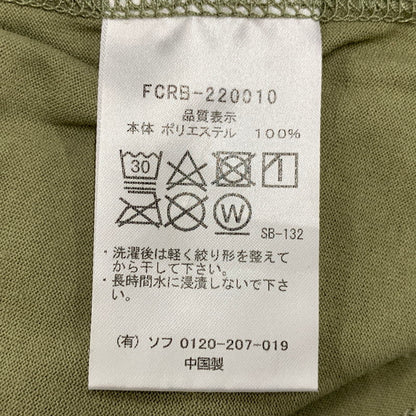 【中古品】【メンズ】 FCRB エフシーアールビー FCRB 220010 POLARTEC POWER DRY AUTHENTIC LOGO TEE ポーラテック パワー ドライ オーセンティック ロゴ Ｔシャツ トップス 半袖 142-250826-ya-10-izu サイズ：L カラー：カーキ 万代Net店