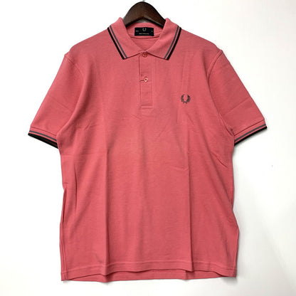 【中古品】【メンズ】 FRED PERRY フレッドペリー M12N SS POLO SHIRT ショートスリーブ ポロシャツ トップス 半袖 141-250826-ya-05-izu サイズ：40 カラー：ピンク 万代Net店