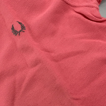 【中古品】【メンズ】 FRED PERRY フレッドペリー M12N SS POLO SHIRT ショートスリーブ ポロシャツ トップス 半袖 141-250826-ya-05-izu サイズ：40 カラー：ピンク 万代Net店